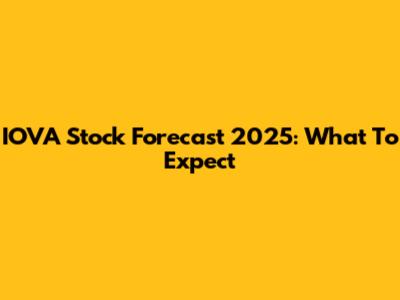 IOVA Stock Forecast 2025: What To Expect