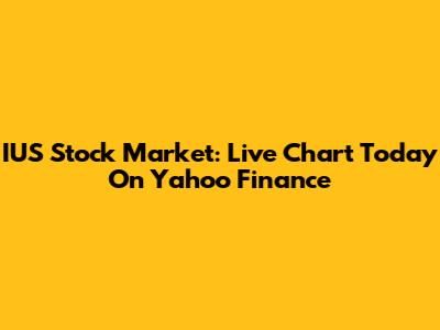 IUS Stock Market: Live Chart Today On Yahoo Finance