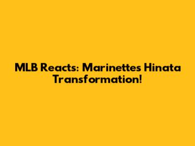 MLB Reacts: Marinette's Hinata Transformation!